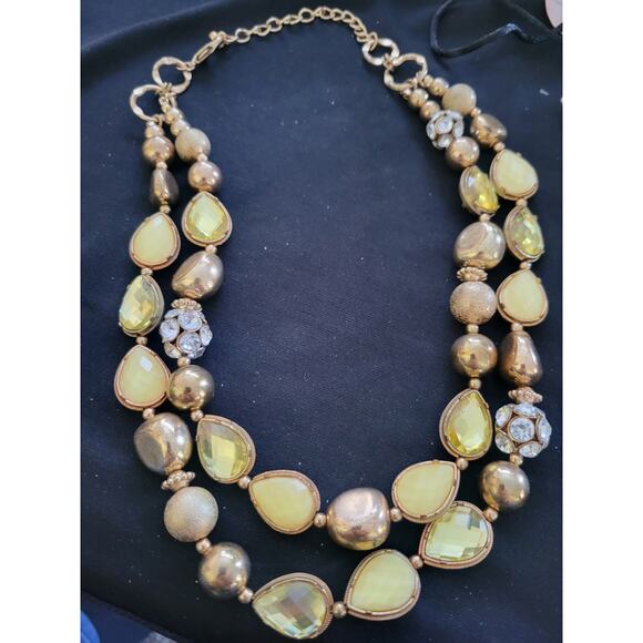 Unbranded Jewelry - Vintage Peridot Necklace 18 Inch 1950s. Beautiful Old Hollywood